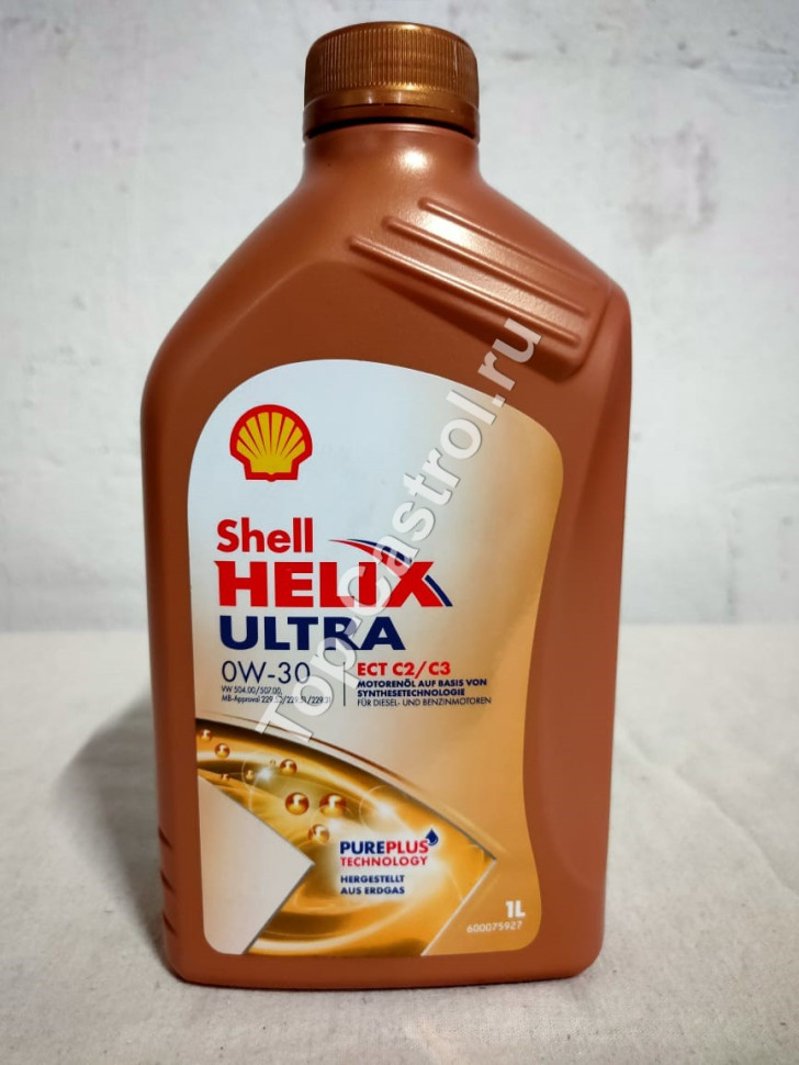 Масло моторное Shell Helix Ultra ECT C2/C3 0W-30 1л купить 1 186,95 руб ...
