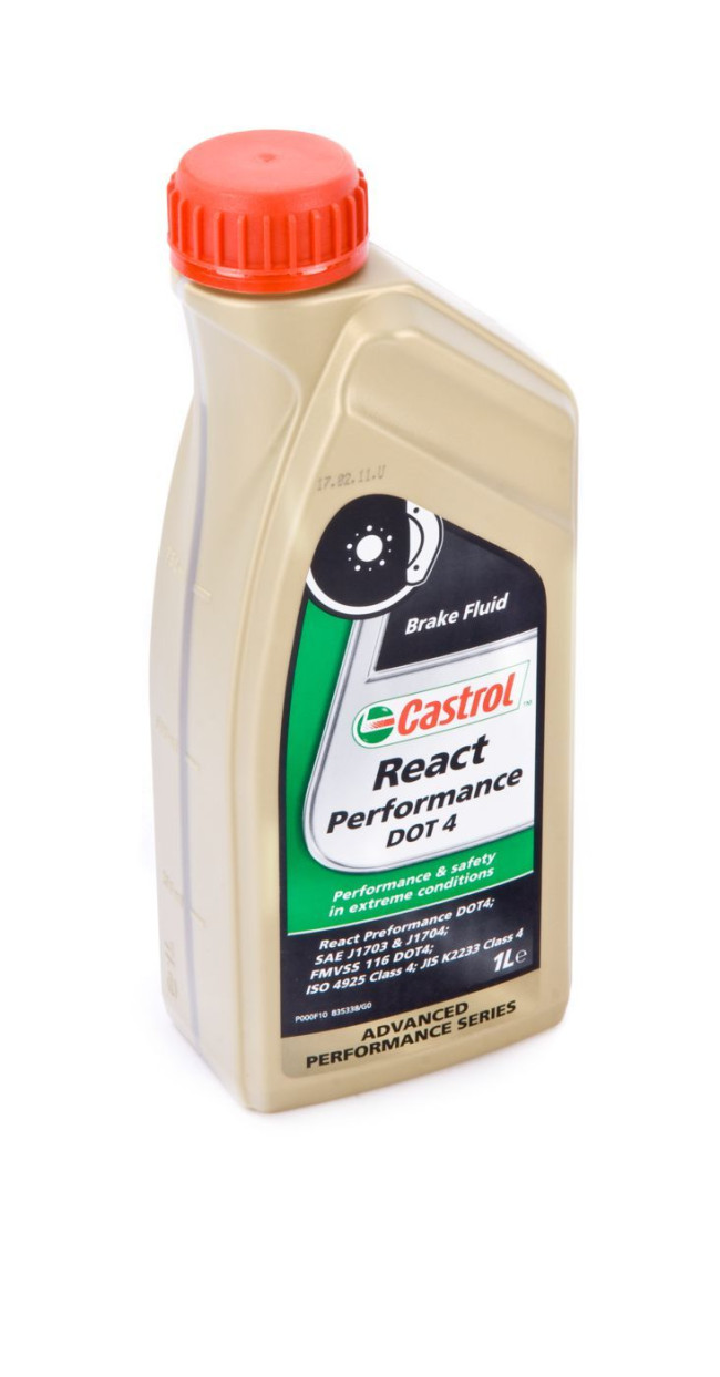 Тормозная жидкость Castrol React Performance DOT 4 1л Тормозная жидкость Castrol React Performance DOT 4 1л